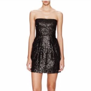 BCBG  MAXAZRIA Blck Sequence Dress